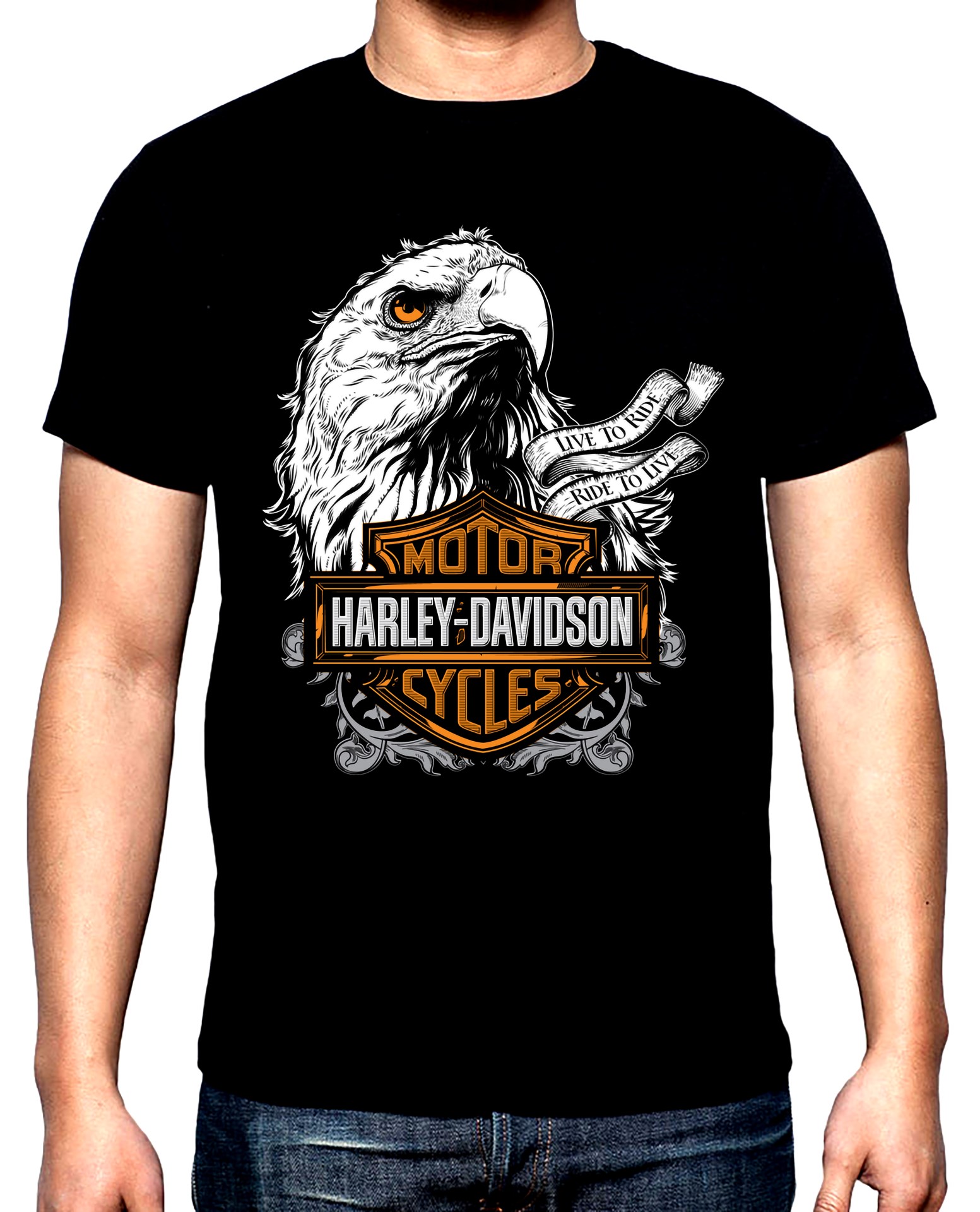 Harley Davidson, 8, Харлей Дейвидсън, рокерска мъжка тениска, 100% памук, S до 5XL